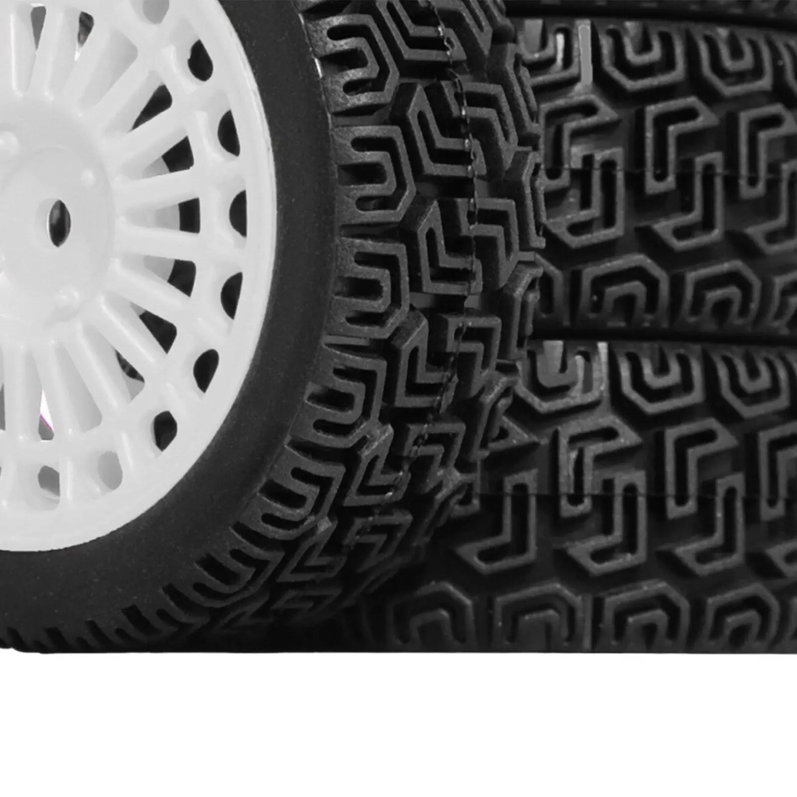 4 個 RC ホイールタイヤ 12 ミリメートル六角簡単取り付けプロフェッショナル頑丈な DIY アクセサリー交換アップグレード 1:10 TT01 用