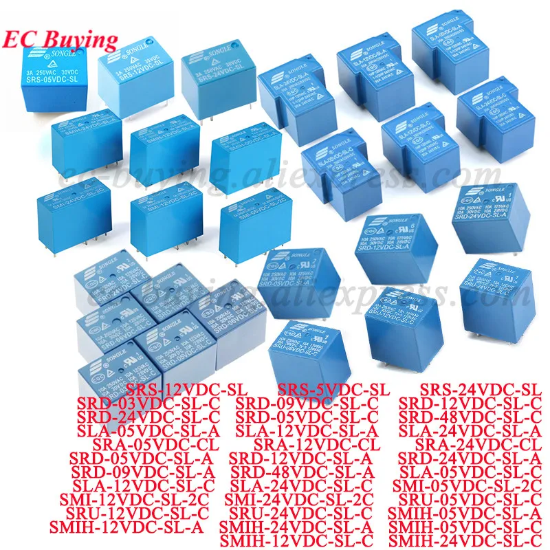 1-10Pcs Relay Srd-0… - image