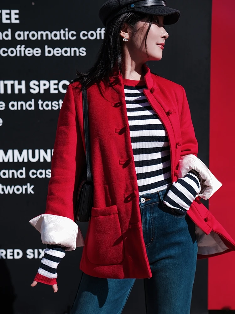 

Handmade Chinese Sle Silk Cotton Jaet 450g Red And Purple New Year Ele Thing Interface 00 Australian Dollars