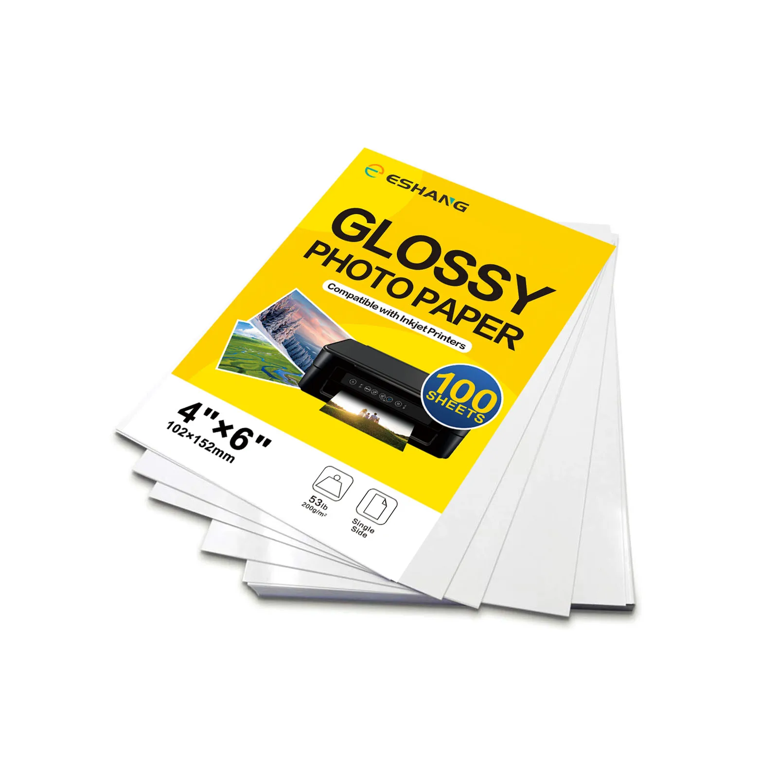 100 Sheets Photo Paper, 4\