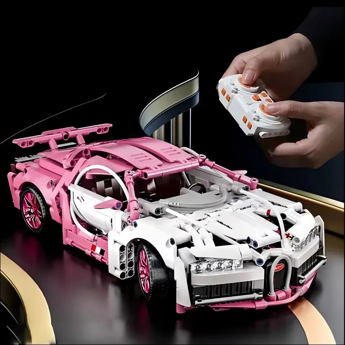 Cutting edge 1:14 Technical Racing Sport Car Building Blocks Assemble Your Supercar and Enjoy thePuzzle Ideal Gift for All Ages