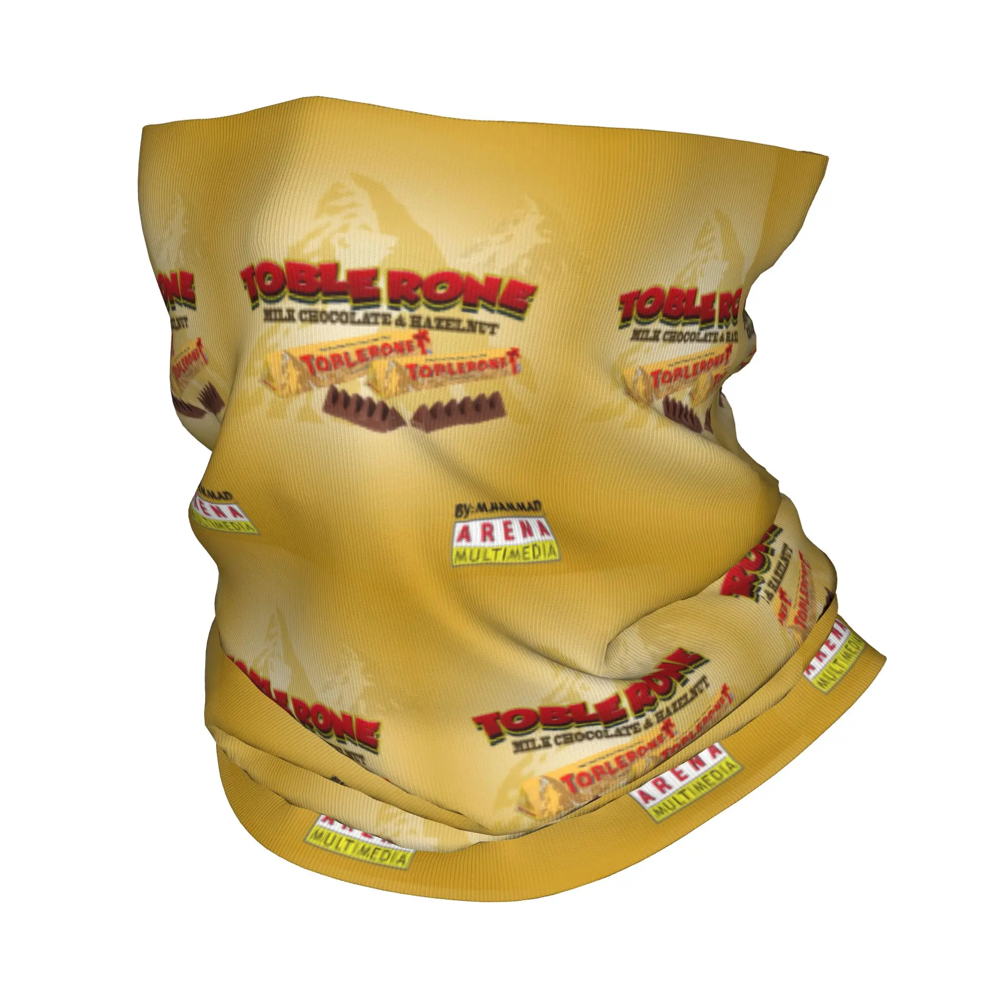 

Шарф-бандана Chocolat Tobler Toblerone 1959 Tim Print с принтом, многофункциональная маска-балаклава для езды на велосипеде, унисекс, для взрослых