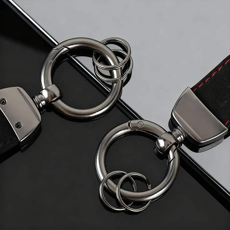 High Quality Leather Car Keychain Logo Keyring For Bmw M M3 M5 Performance E36 E39 E46 E53 E90 E60 E61 E93 X3 X1 Accessories - view 6