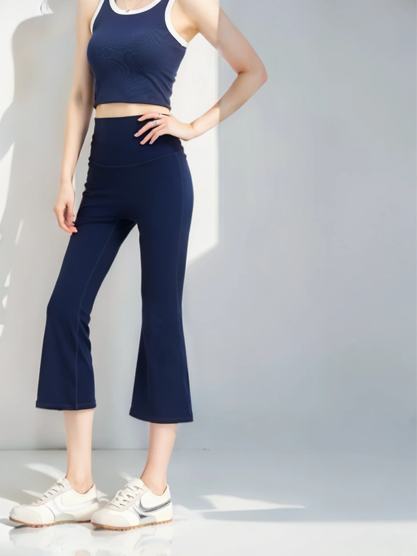 

Леггинсы с эффектом пуш-ап для спортзала, женские леггинсы с бархатной плюшевой подкладкой и высокой талией, колготки с подтяжкой ягодиц, расклешенные брюки, осень-зима, классические большие размеры