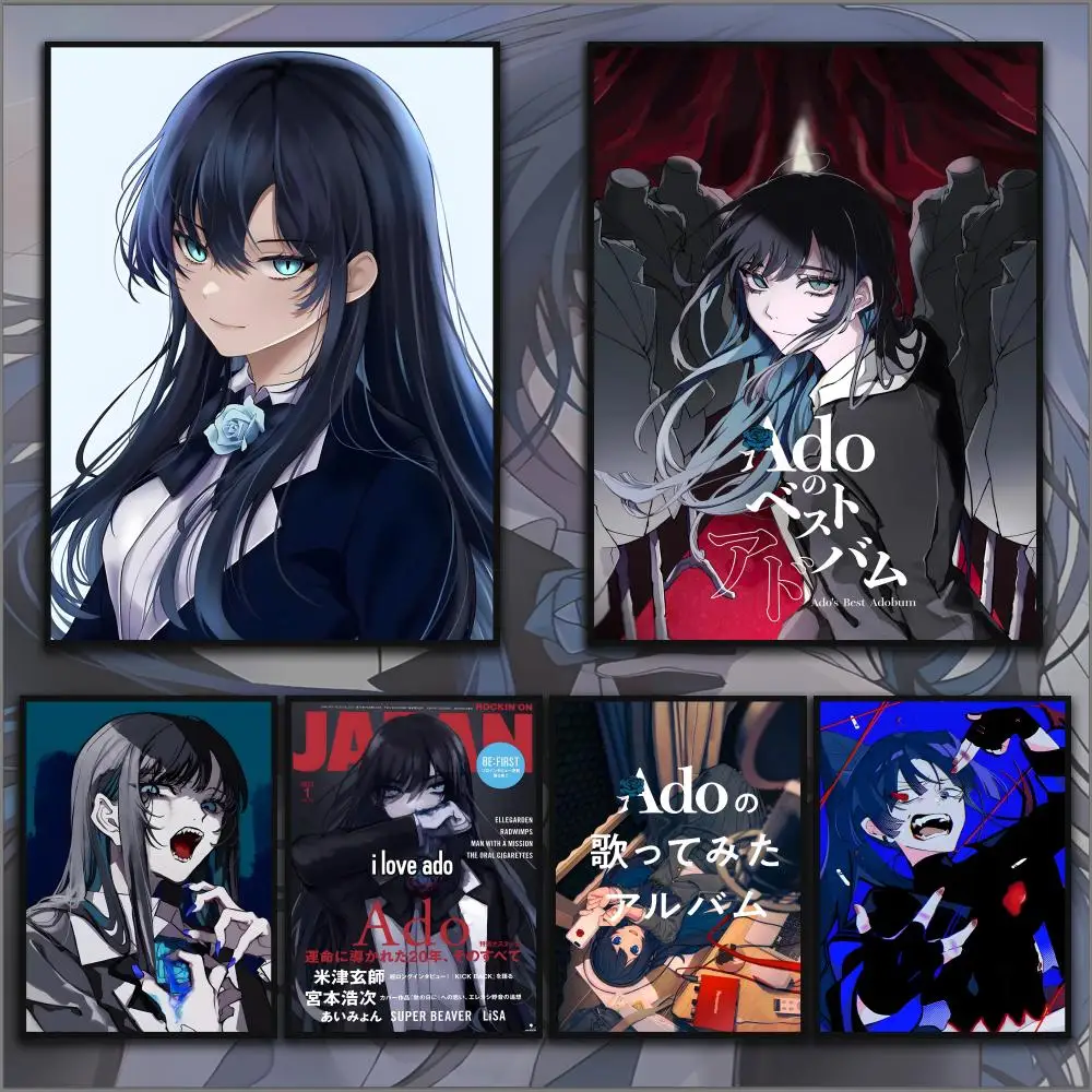 

Singer A-A-Ado Poster HD Anime Hot Theme Singer/OST/Movie-Waterproof Self-Stick Home Decor