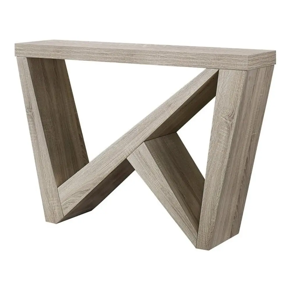 Mesa Consola para Recibidor Color Taupe Oscuro, 48 Pulgadas de Largo, Personalizable