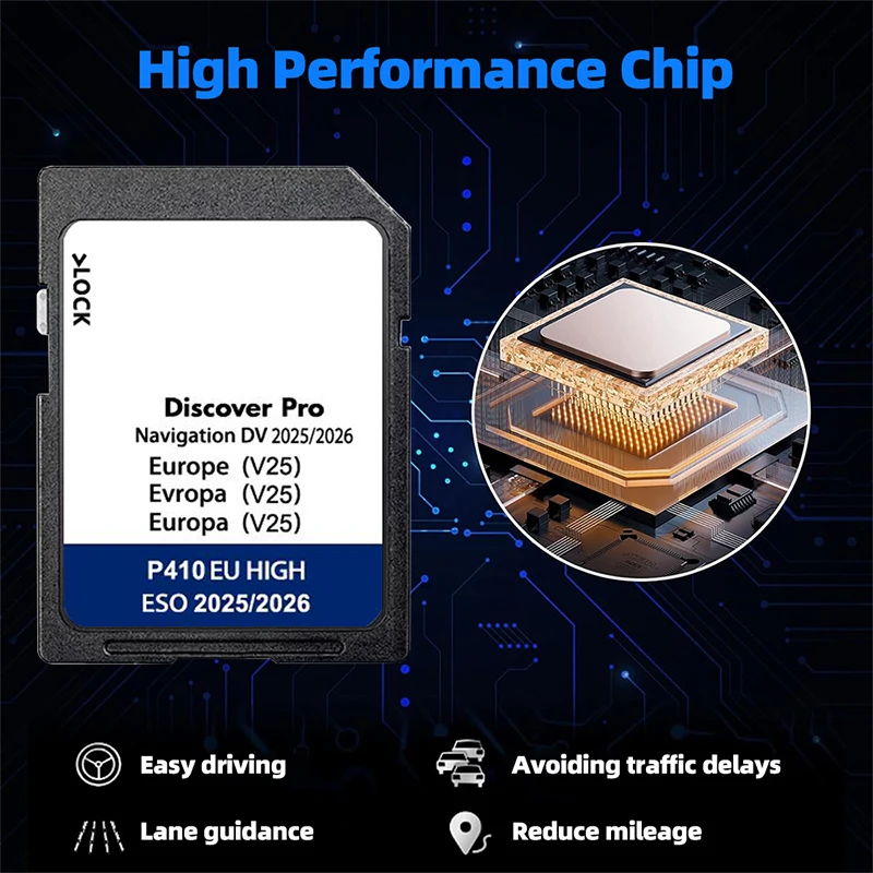 ملحقات نظام تحديد المواقع خريطة أوروبا DV V25 الإصدار 2025-2026 الملاحة بطاقة SD لشركة فولكس فاجن آرتيون جولف باسات توران ديسكفور برو سات نافي