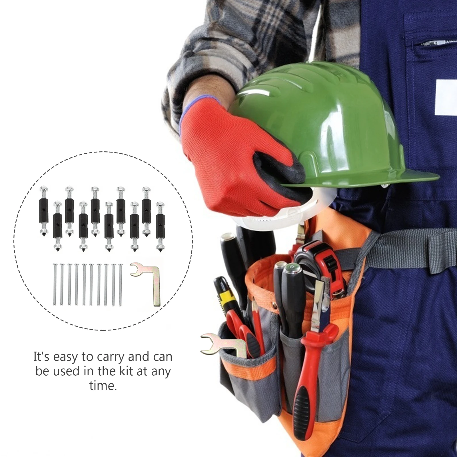 

10 Pcs Repairer High Hardness Extended Screws Junction Box Support Rods Junction Box Screw Rustproof Cassette Socket Nylon