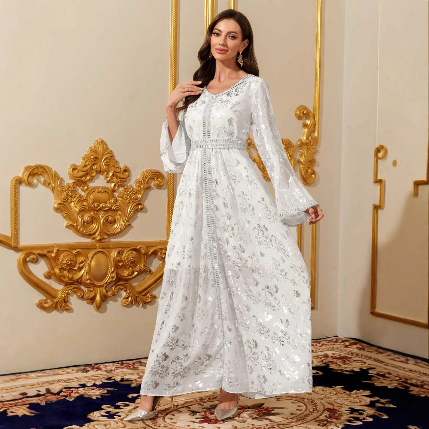 Dress Women Eid Muslim Abaya P - Jalabiya Women Arabic 评论和价格