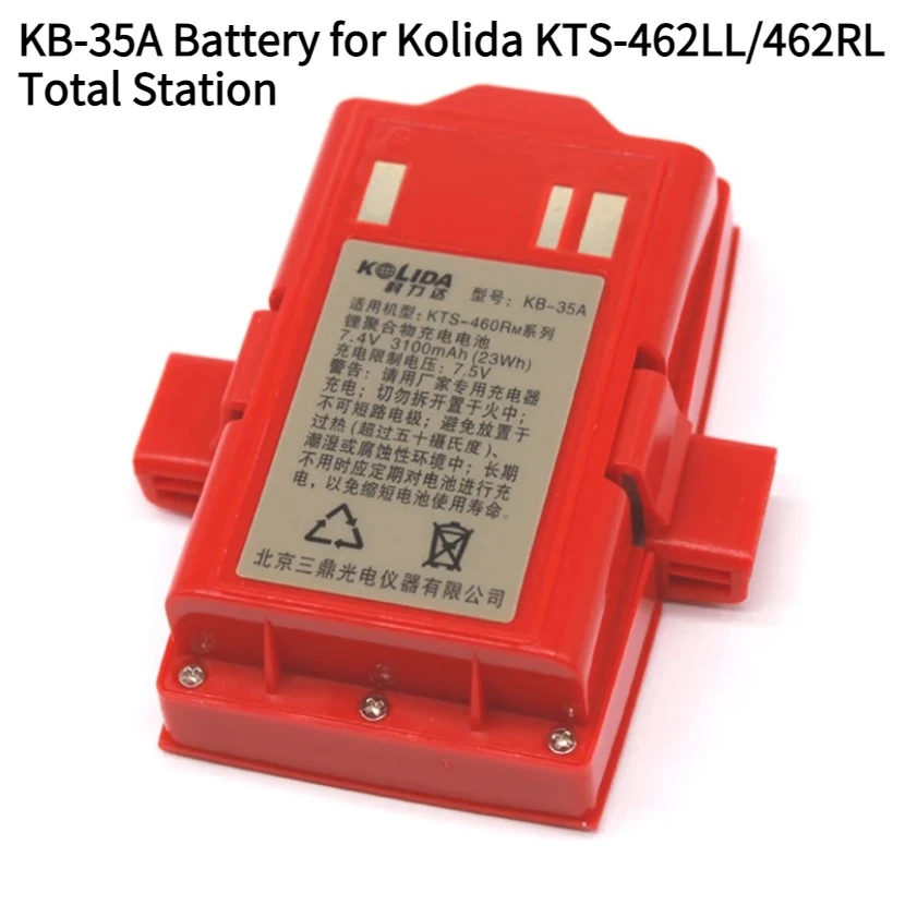 

7.4V High Quality Kolida KB-35A Battery for Kolida KTS-462LL/KTS-462R/462RL Total Station Li-ion Battery KB-35A 3100mAh