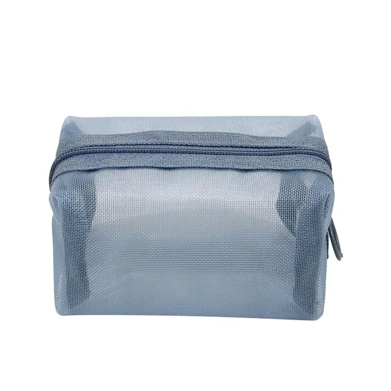 Mini-Kosmetiktaschen aus transparentem Nylon-Netzstoff, niedliche kleine Lippenstift-Make-up-Taschen für Damen, Beutel, Organizer für Datenkabel, Schlüssel und Kopfhörer – Detail 9