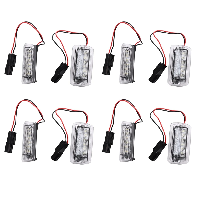 4X White Red Car LED Door Courtesy Light For Toyota Wish Prius Camry Alphard Isis Estima For Lexus Is250 Rx350