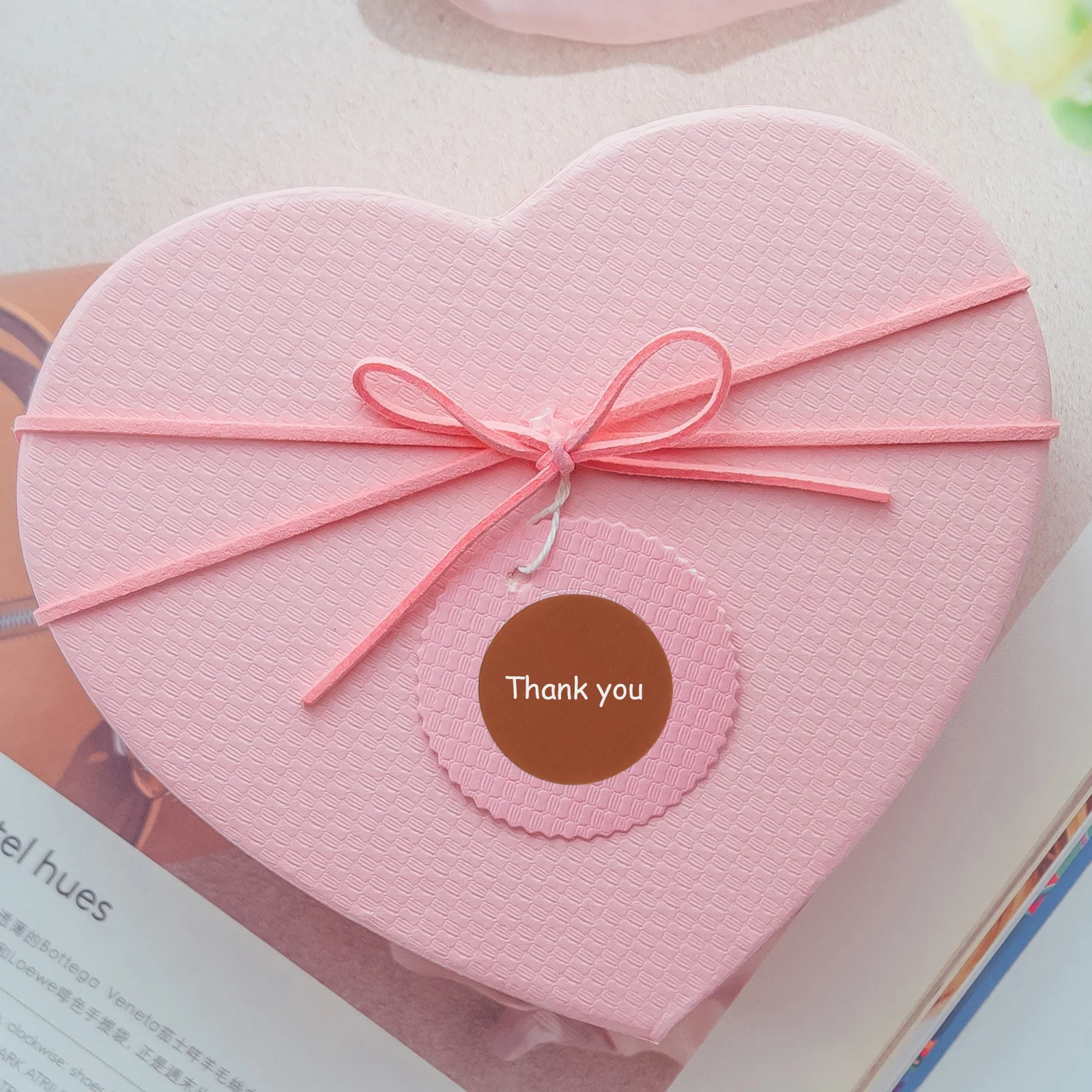 

10 Sheets Round Copperboard Paper Adhesive Labels Elegant Brown Self Adhesive Stickers for Office School Home Versatile