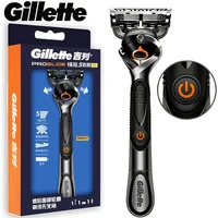 Maquinilla de Afeitar Gillette Fusion5 ProGlide Shield para Hombre, con Batería, Mango FlexBall y Recortadora de Precisión