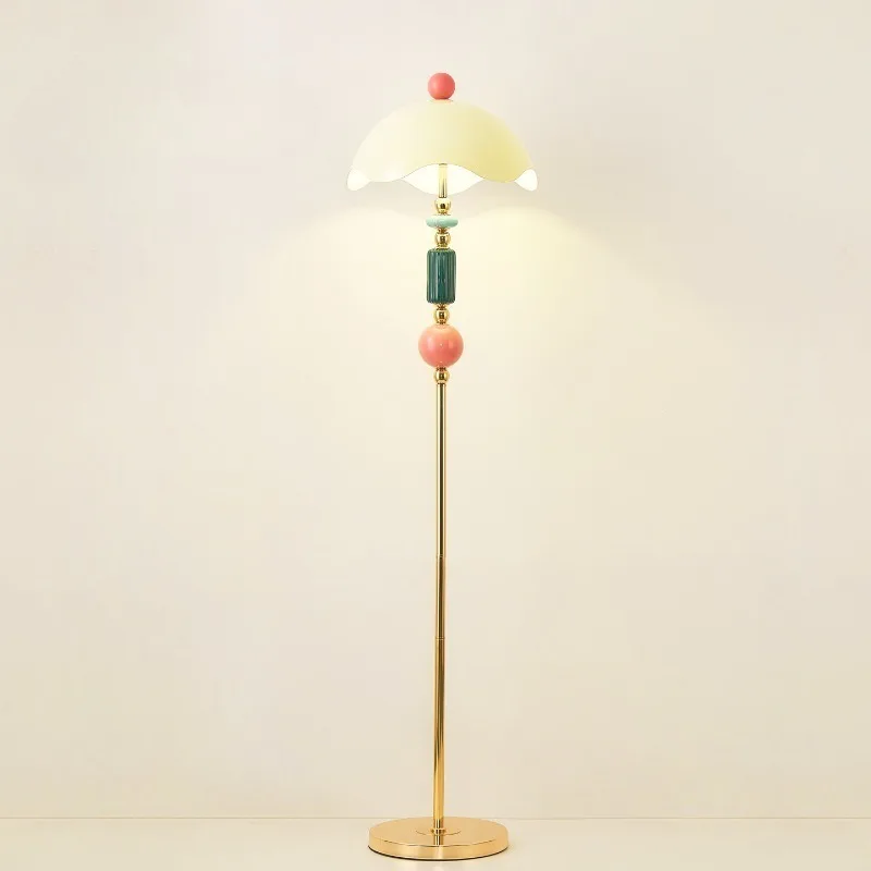 

Eggshell floor lamp bedroom premium light luxury bedside ambient light gift