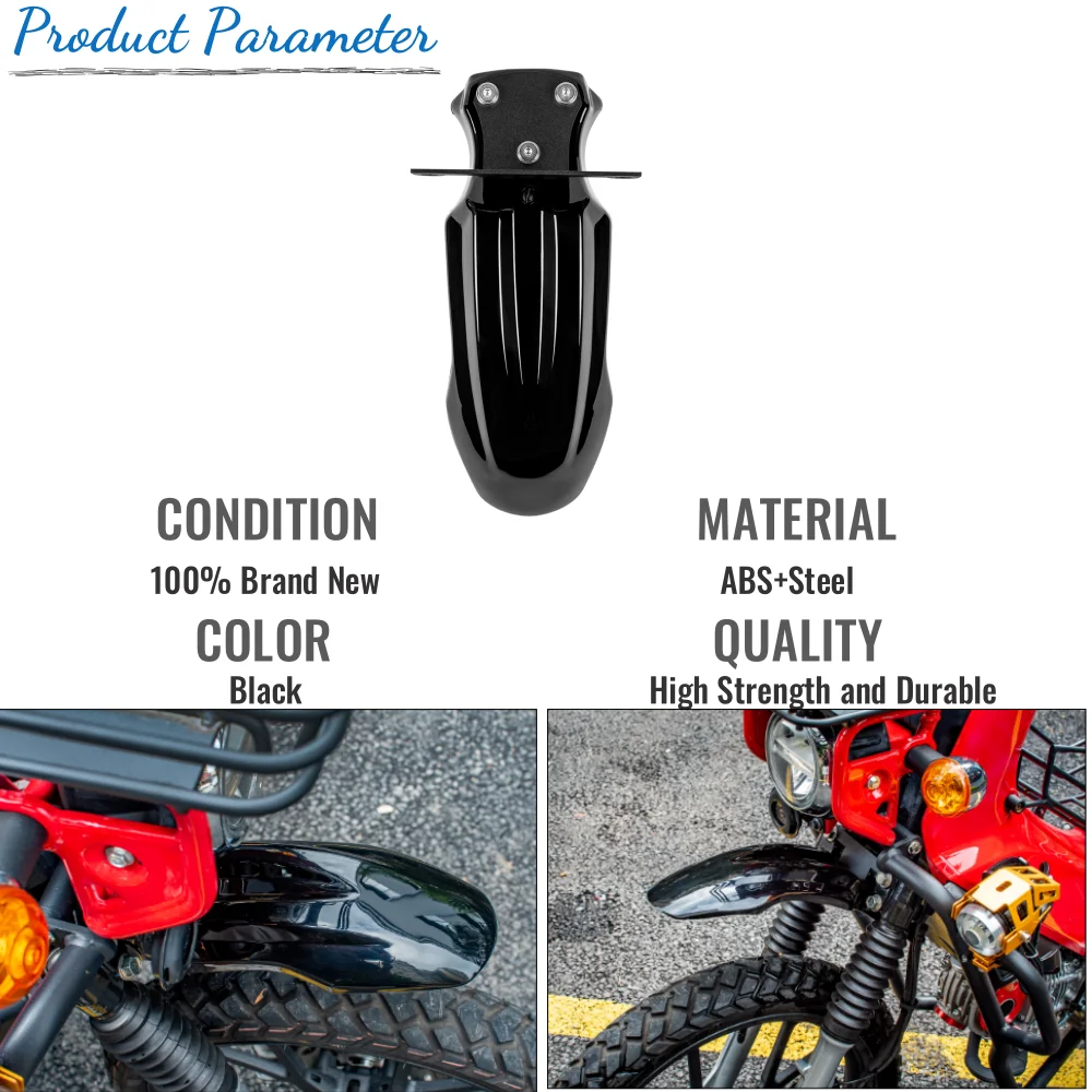 لهوندا الصليب شبل 110 2023 2024 دراجة نارية درابزين الجبهة الطين سبلاش الحرس حامي غطاء CC110 اكسسوارات #3