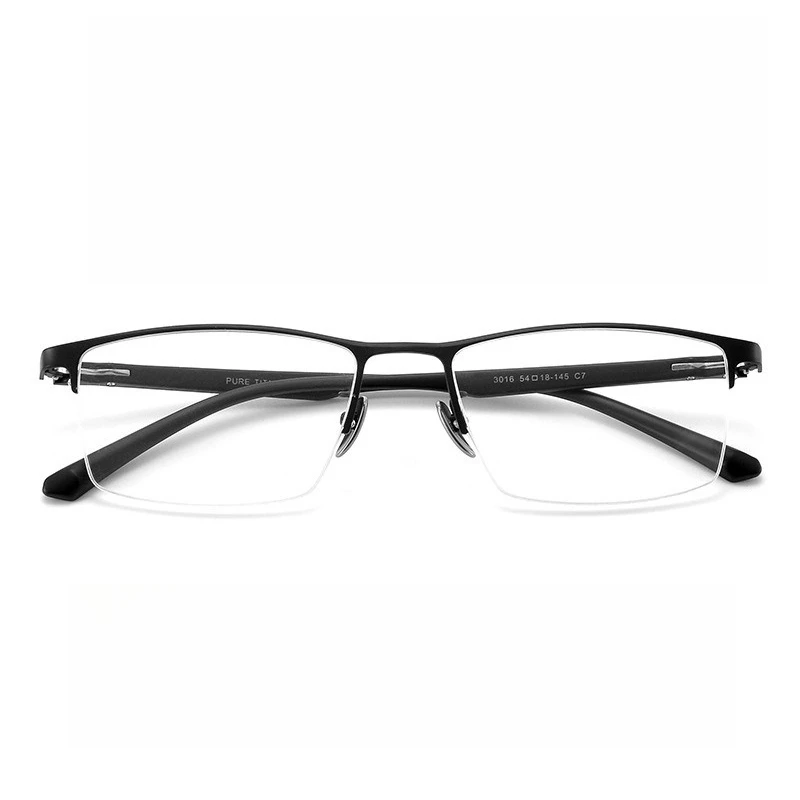 

Top Quality Pure Handmade Half Frame Square Acetate glasses frame men women optical Myopia Presbyopia Lenses attachment eyewear