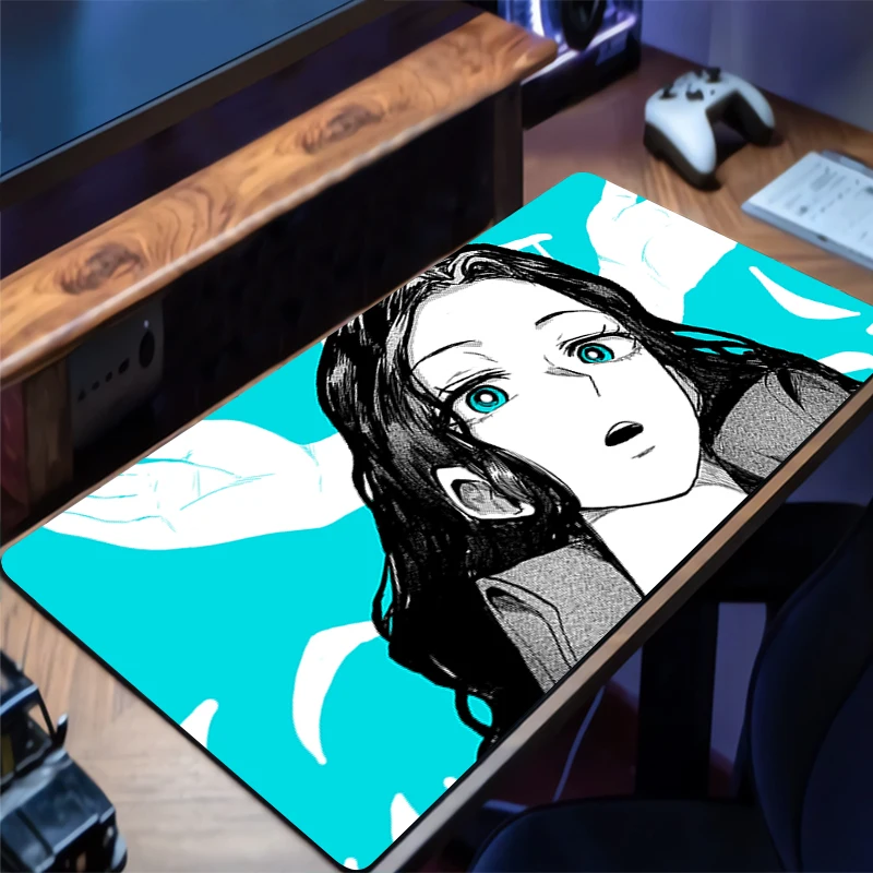 แผ่นรองเมาส์ แผ่นรองเมาส์คอมพิวเตอร์ แผ่นรองคีย์บอร์ด แผ่นรองเมาส์ O-one P-piece สำหรับเกมเมอร์ แผ่นรองเมาส์แบบนุ่ม สำหรับสำนักงาน พีซี พรมรองโต๊ะ แผ่นรองโต๊ะทำงาน