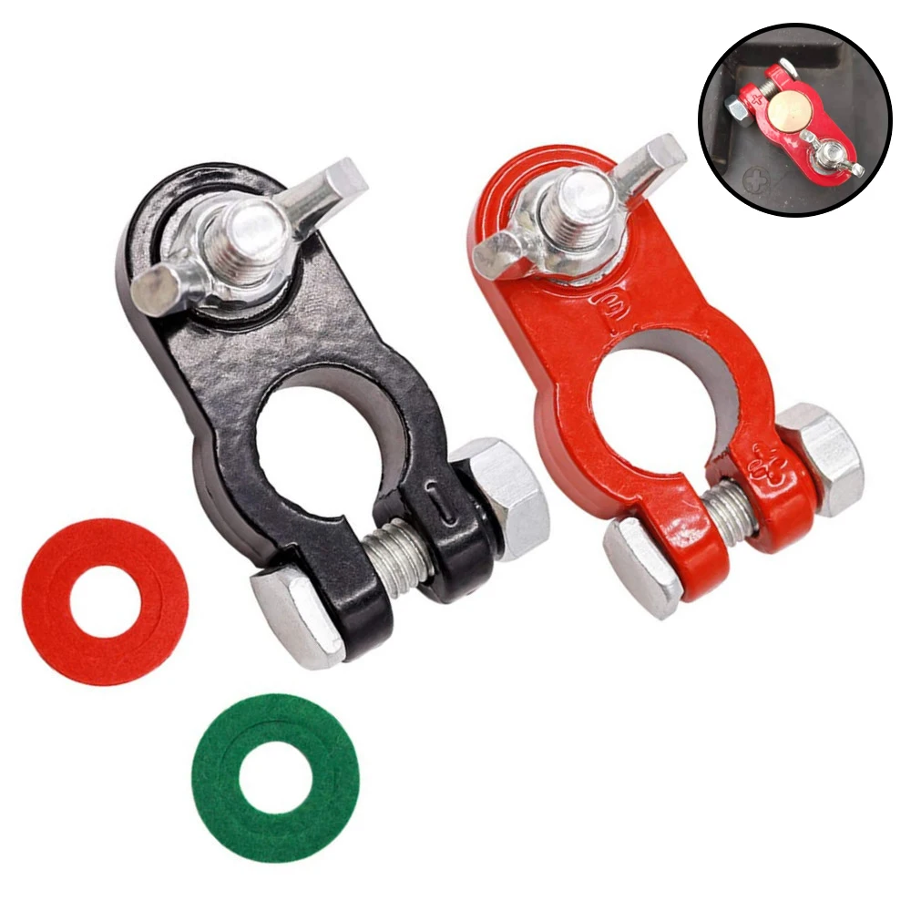 

Quick Disconnect Battery Terminal Cables Connectors Car Bornes Main Cable Post Clamp Terminal Screw Connection For Car Truck