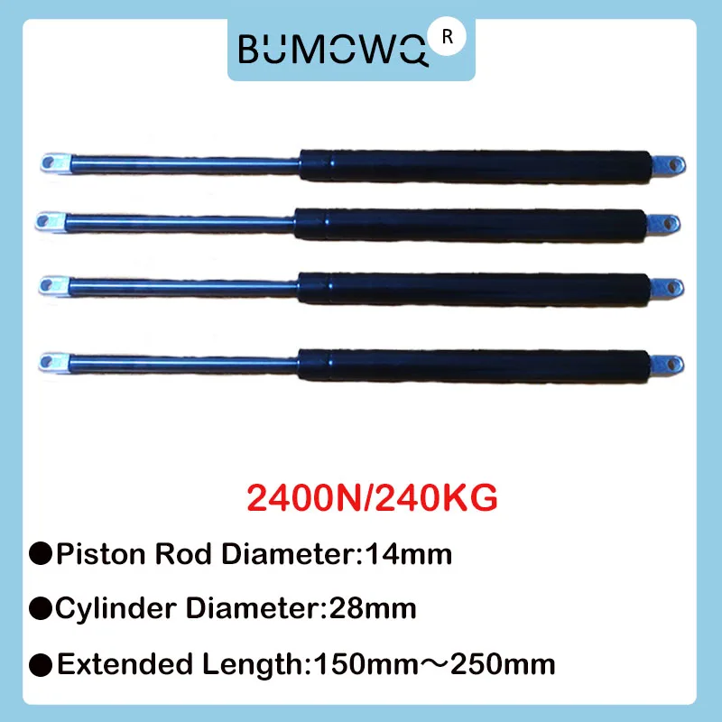 

1 PC 150-250mm 240kg/2400N Machine Gas Spring Universal Strut Bars Car Shock Absorber Furniture Cabinet Hinge Gas Lift