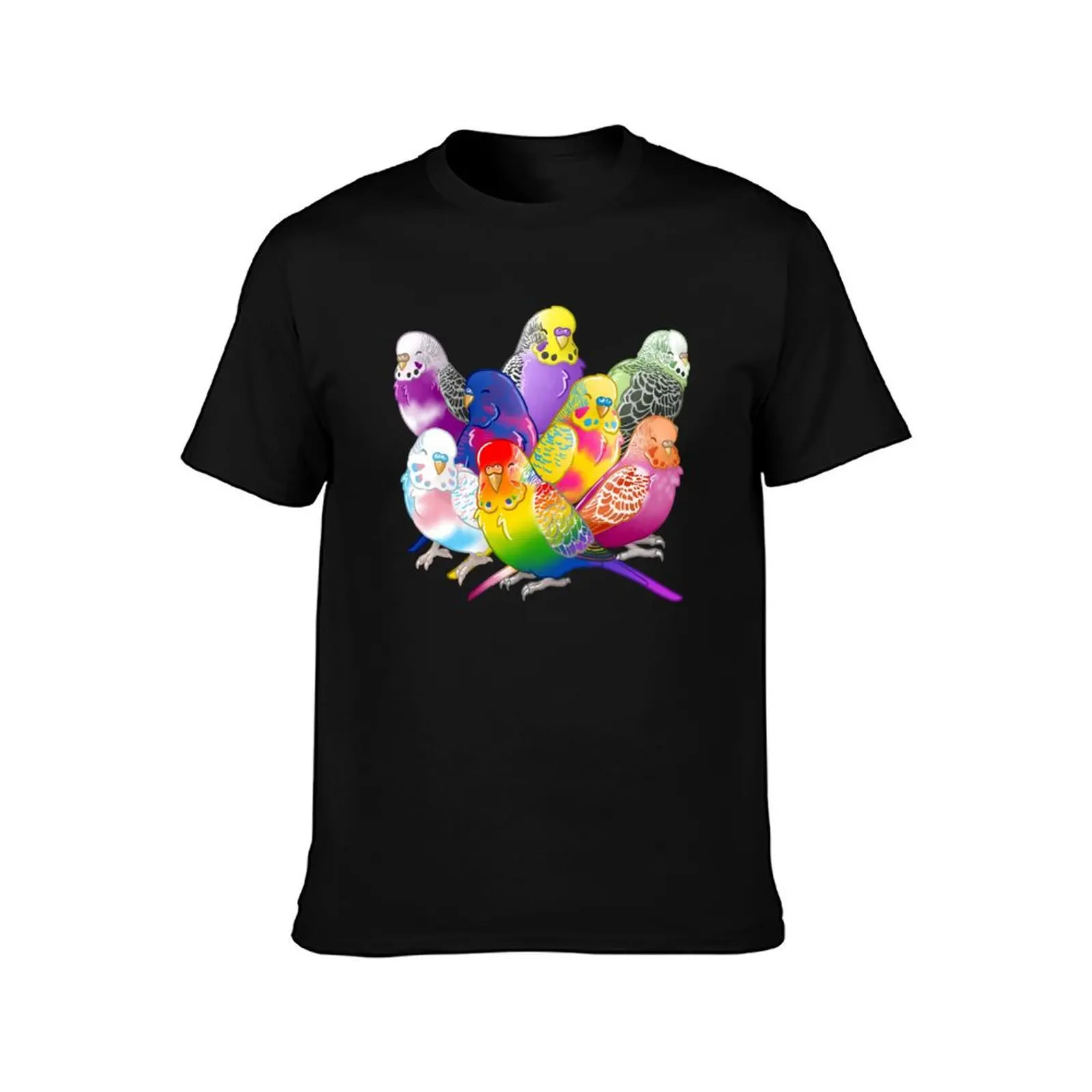 Pride Budgie Group T-Shirt anime t shirts Clothing anime tshirt summer top men clothing