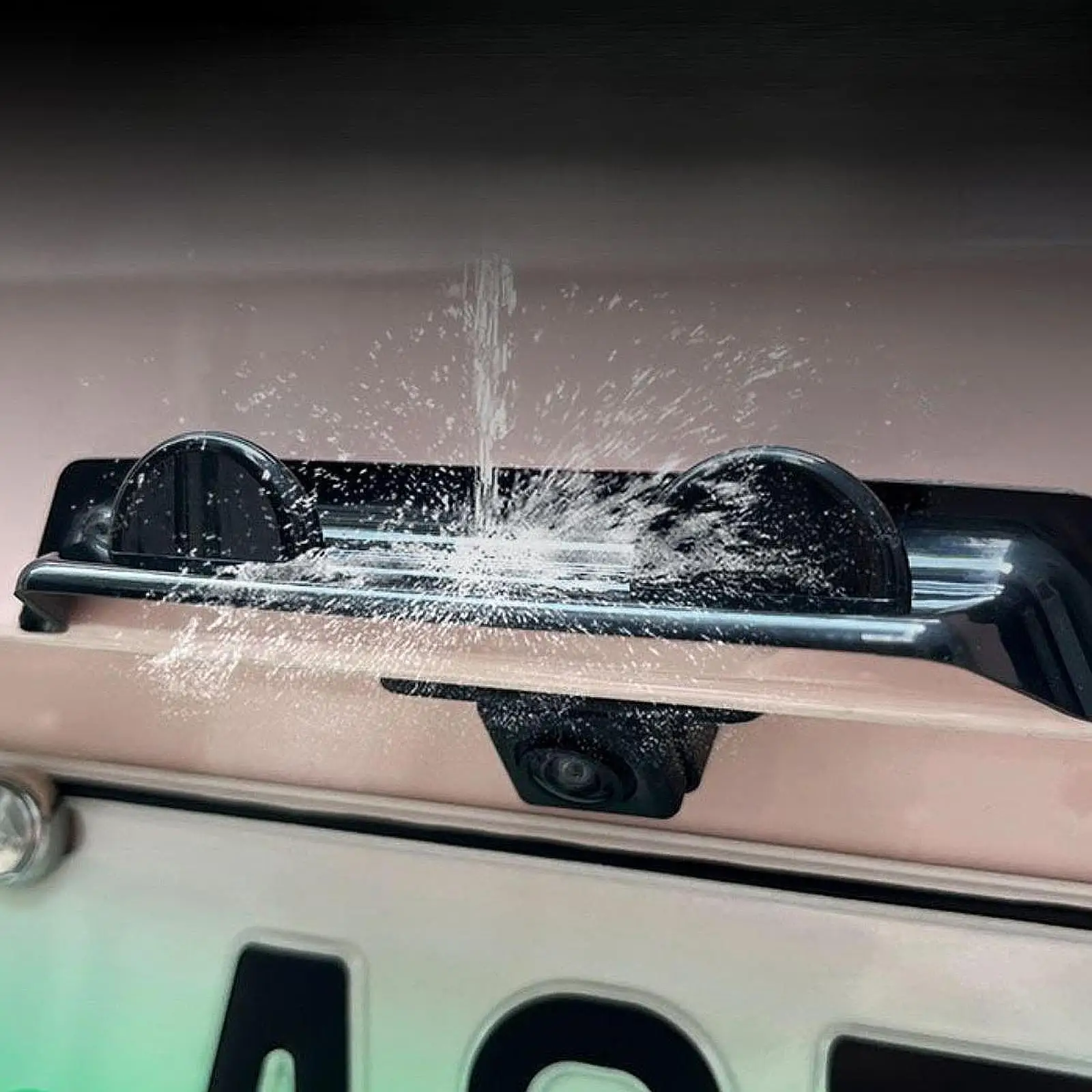 Car Reversing Camera Rain Visor Sturdy ABS Pp Protective Rain Shield Easy to Mount for Parking Aid