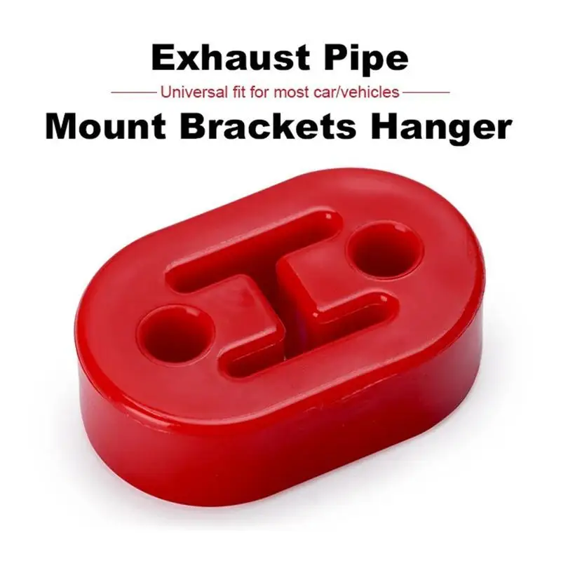 Car Exhaust Rubber Mount U niversal Pipe Hanger Rubber Mount Rubber Hanger Exhaust Insulator Muffler Hanger Vehicle Exhaust Pipe