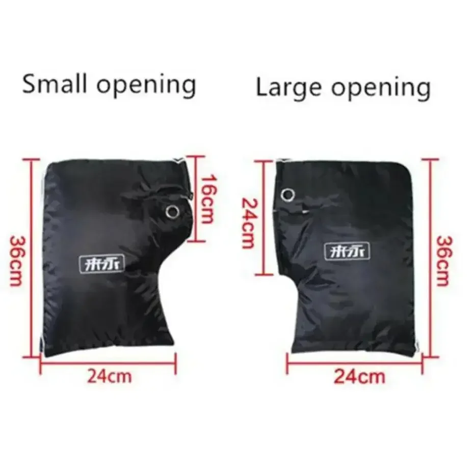 Motorcycle Scooter Thick Warm Handlebar Muff Grip Handle Bar Muff Rainproof Riding Protective Winter Warmer Thermal Cover Gloves