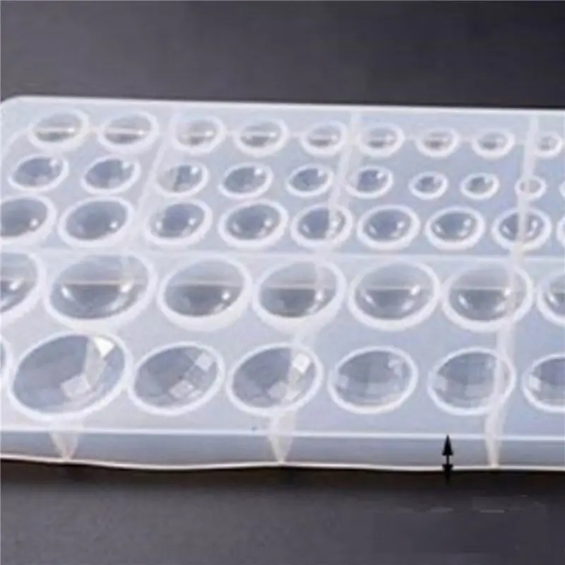 AS60-2X Multi Style Pendants Silicone Mold Oblate Cabochon Beads Resin Silicone Mould For Jewelry Making Epoxy Resin Molds