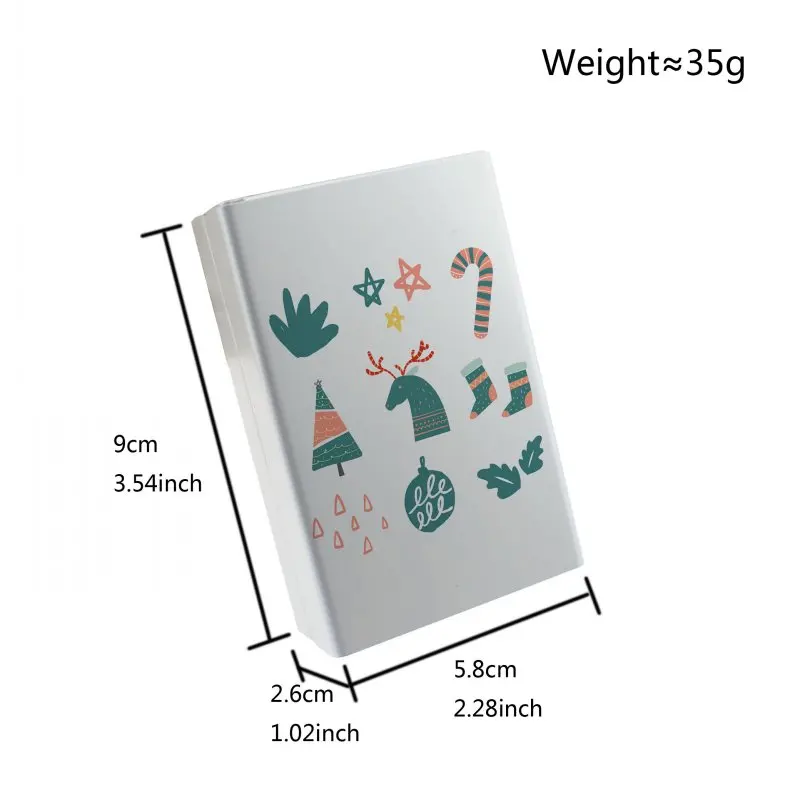 Cartoon Cute Gift Box Men and Women Universal Aluminum Alloy Cigarette Case Customizable Image