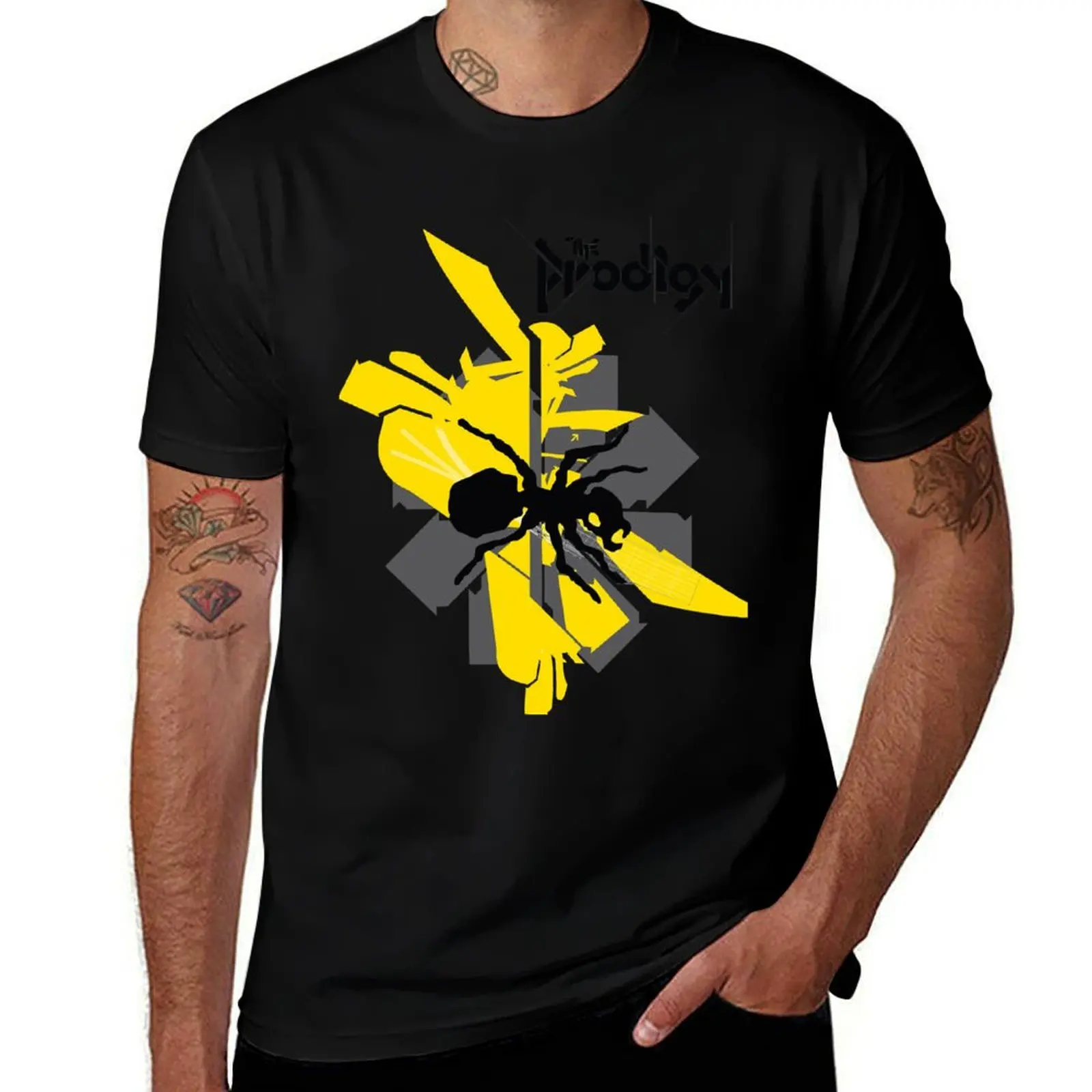 

cotton tshirt quality high Ant tshirt anime man shirts t Logo T-Shirt Classic Prodigy