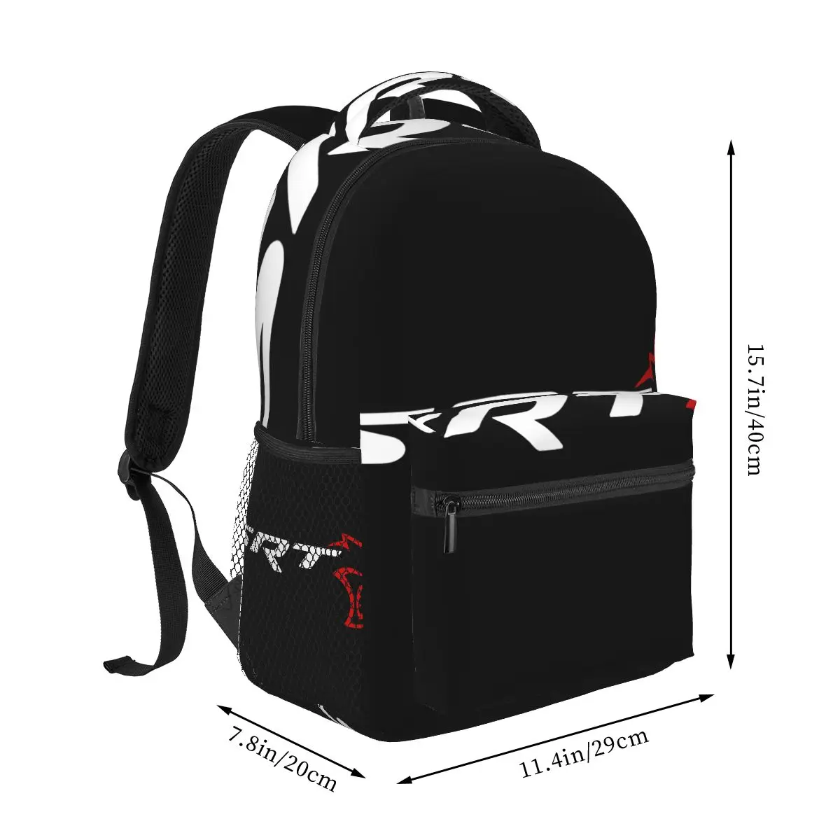 SRT Logo Casual Backpack Unisex Students Leisure Travel Computer Backpack