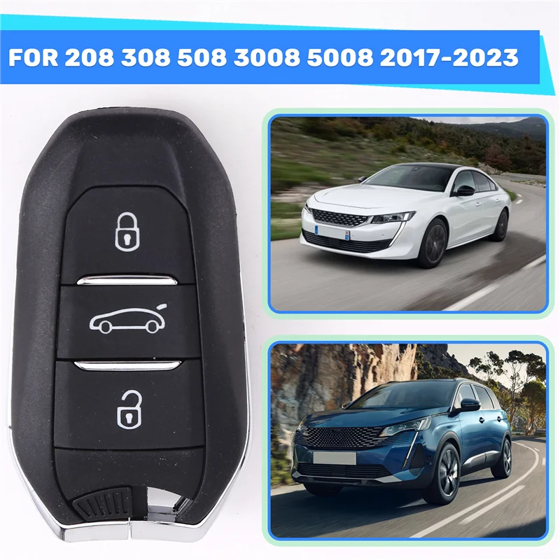 A99F-ل 307 308 3008 508 5008 لسيتروين C3 C4 لأوبل HU83 4A رقاقة 433Mhz الذكية مفتاح السيارة عن بعد-2 قطعة مجموعة #2