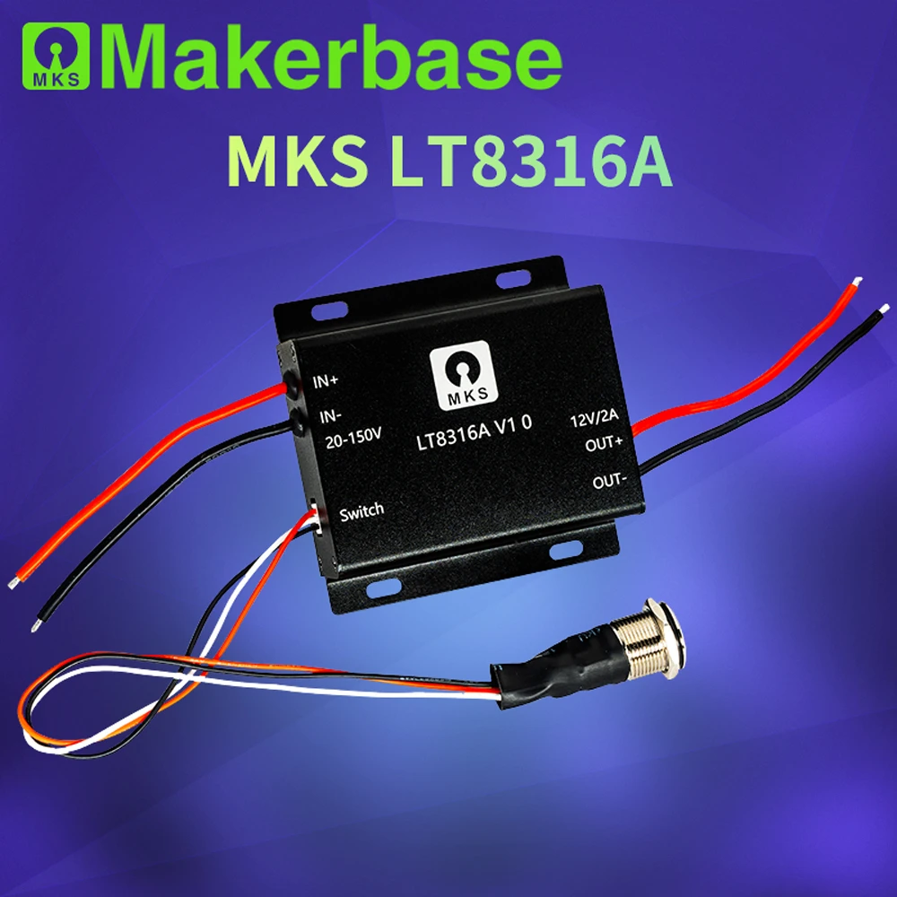 mks-vesc-lt8316a-パワーステップダウンモジュール-20v-150v-から-12v-2a-電圧変換
