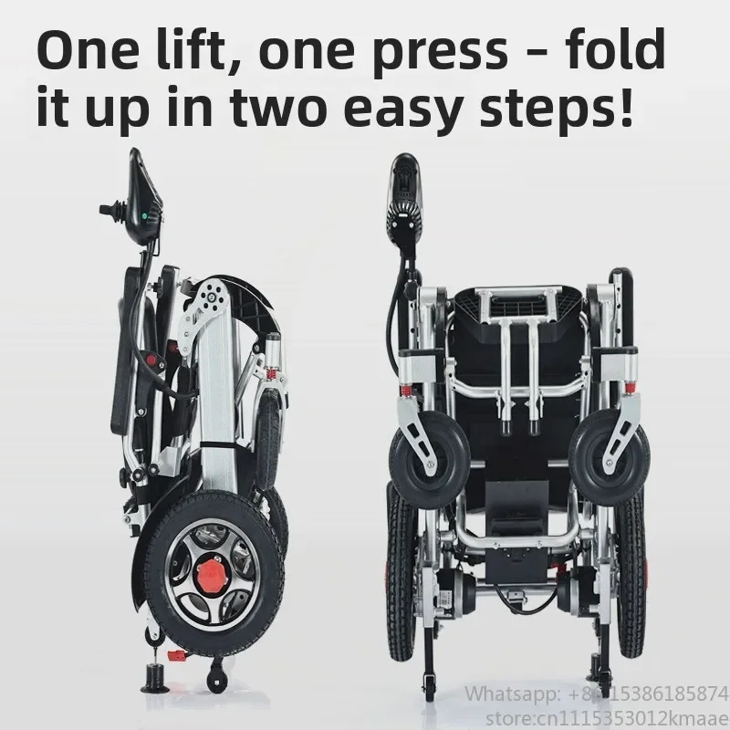 Lightweight Foldable Aluminum Alloy Mobility Scooter 24V Lithium Battery 19mph 150kg Capacity