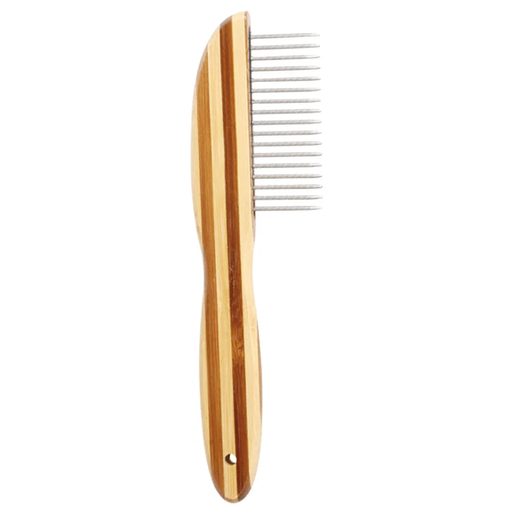 

Compact Dog Comb Practical Pet Grooming Comb Hair Remover Durable Comfortable Ergonomic Brush Detangling Massage Tool for Daily