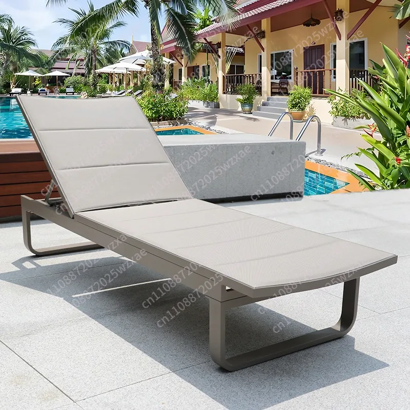 Outdoor Loungers Garden Outdoor Hotel Villa Leisure Hotel Swimming Pool Lounging Sun Loungers Leisure Beach Chairs