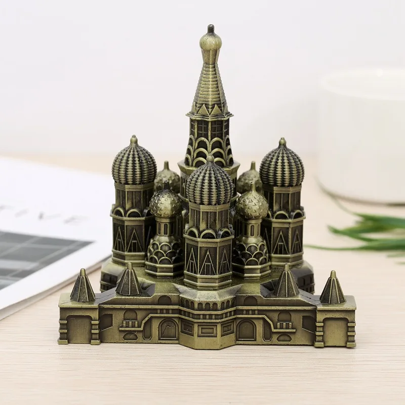 

The Kremlin Models Home Decorations and Ornaments Russia Travel Souvenirs Figurines Metal Material House Model