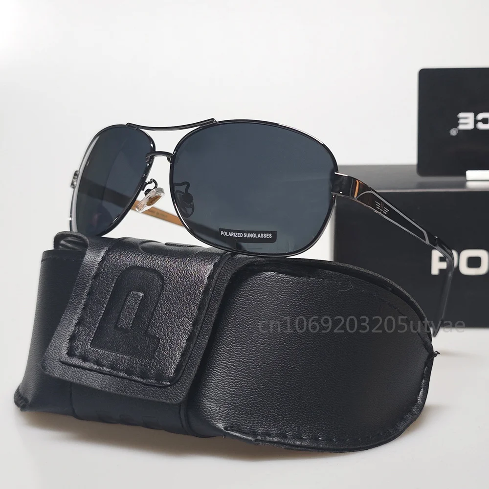 Polarized sunglasses men quality business punk style Shades women travel shopping Sun Glasses UV400 Original Policer brand