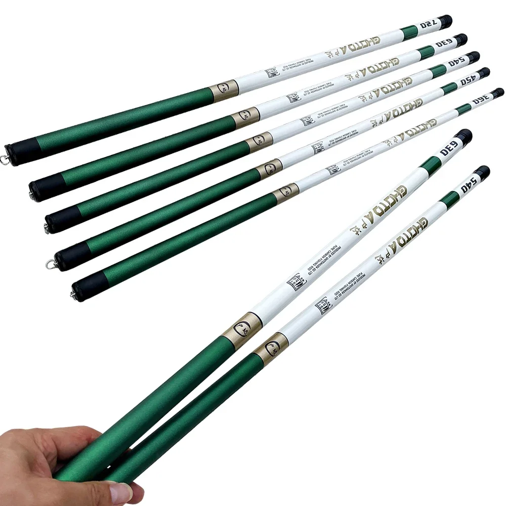 

Carbon Fiber Telescopic Fishing Rod 3.6M 4.5M 5.4M 6.3M 7.2M Stream Hand Pole Ultralight Superhard Travel Carp