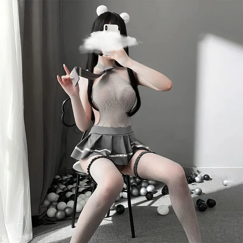 تلميذة يابانية تأثيري منظور إغراء موحدة لطيف أنيمي بحار دعوى ملابس داخلية مثيرة #5