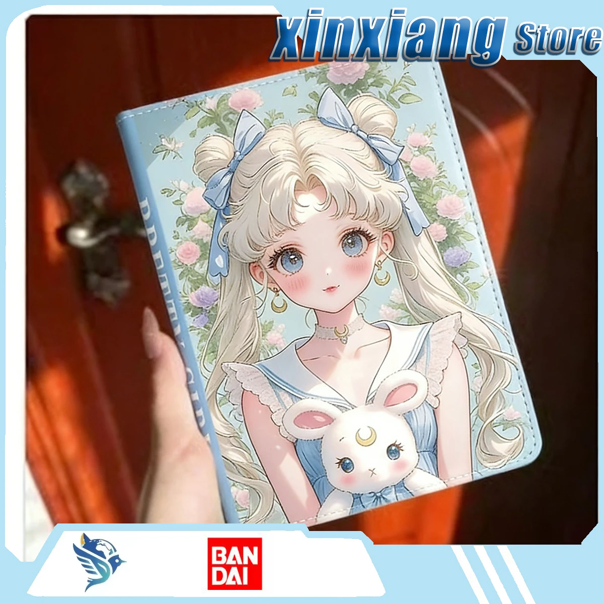 

Bandai Pretty Guardian Sailor Moon Notebook Cortical Simple Diary Book Student Color Page Notebook B6 Notebook Gifts Cartoon