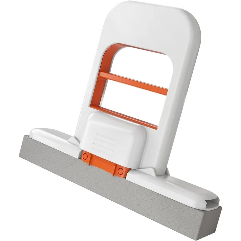 

1PC Mini Foldable Desktop Mop,Portable Self-Squeeze Short Mop, Push-Pull to Squeeze and Rinse Wet/Dry Cleaning for Kitchen