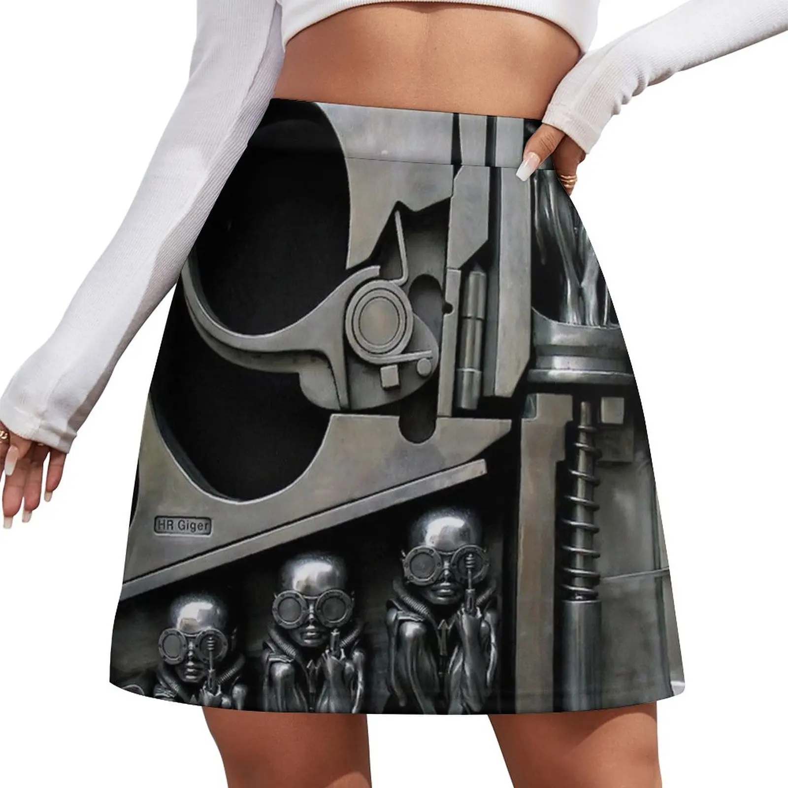 

H.R. Giger - Sculpture Mini Skirt women's skirts trend 2025 elegant party dresses for women 2025 Mini Skirt