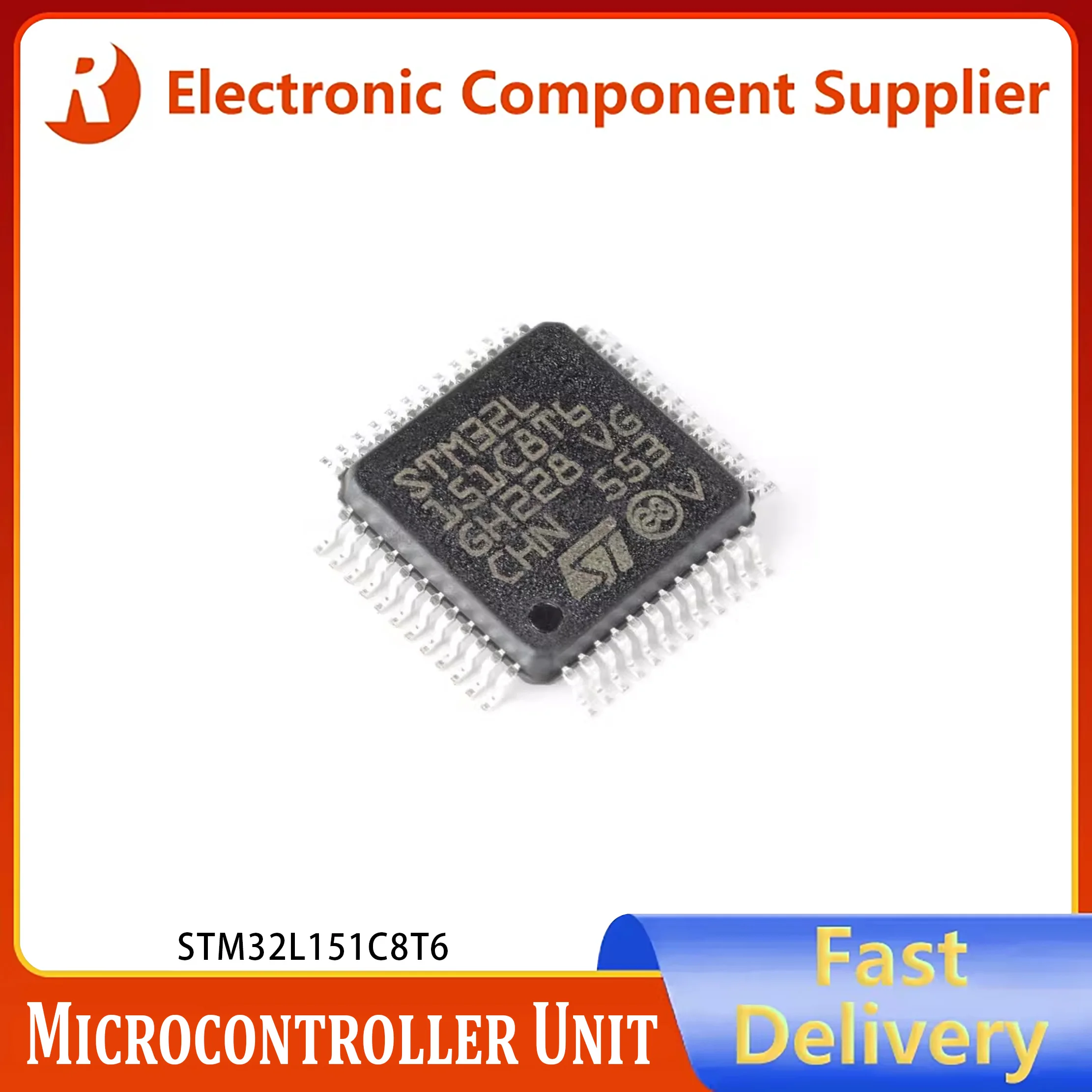 Genuine STM32L151C8T6 LQFP-48 ARM Cortex-M3 32-bit Microcontroller Unit (MCU)