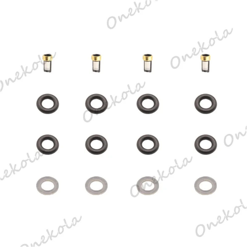 Fuel Injector repair kit Orings Filters for 01-05 Mercedes CLK320 M112 3.2L A1120780149 0280156014