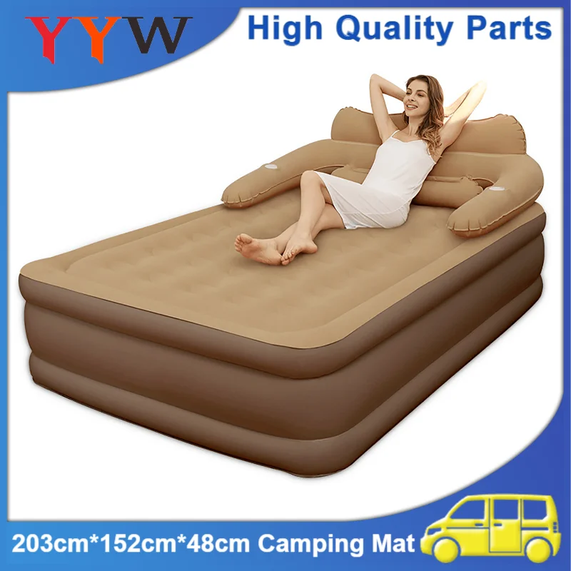 203x152x48 см ПВХ автоматическая надувная кровать матрас встроенный насос утолщенная кровать для 1-2 человек домашний открытый кемпинг спальный коврик