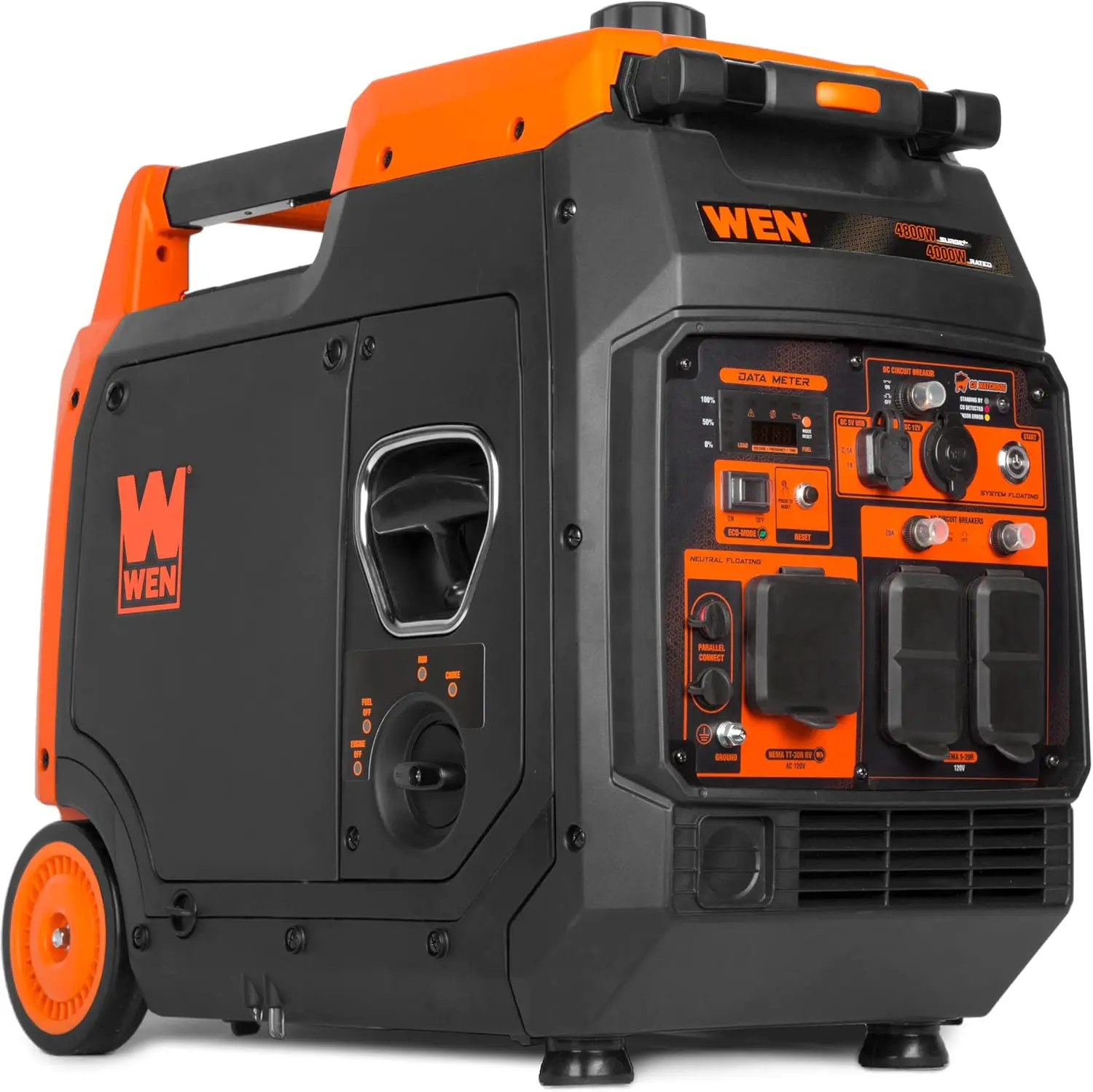 4800-Watt Portable Inverter Generator Electric Start RV-Ready Quiet and Lightweight with Fuel Shut Off and CO Watchdog (56480iX)