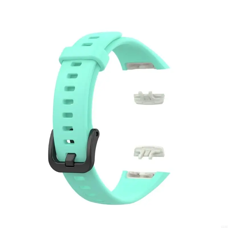 Q5WF Silicone Strap Band 6 Durable for Smart Watch Wristband Fashion Soft