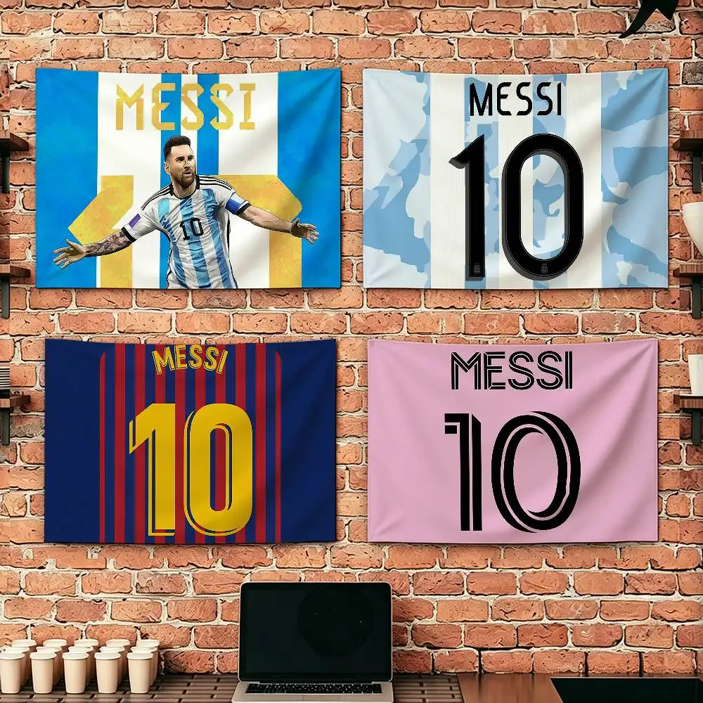Lionel Messi-10  Flags Wall Hanging Tapestry Outdoor Garage Room Decorative flag Background Blanket
